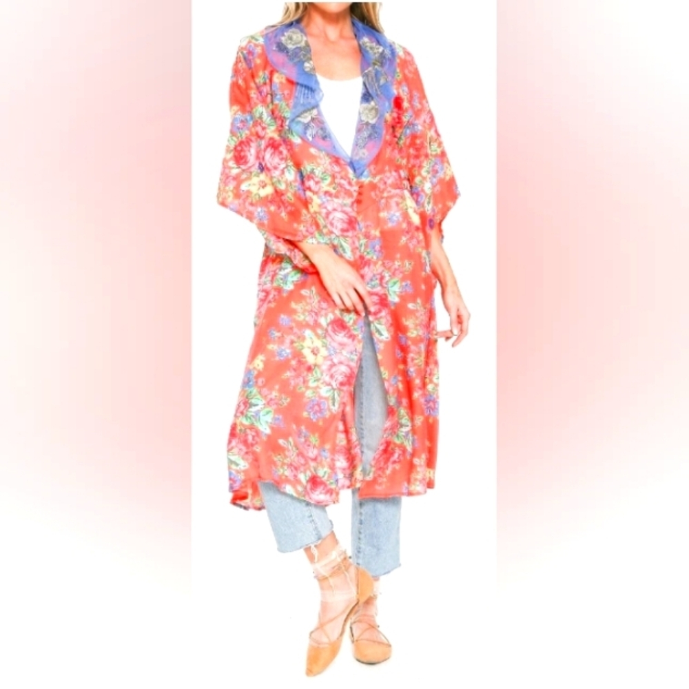 Aratta Thousand Kisses Kimono Dress In Xl.